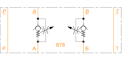 Modular element PU5-B78